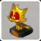 Statue de Chacha en Or Statue de Chacha en Or